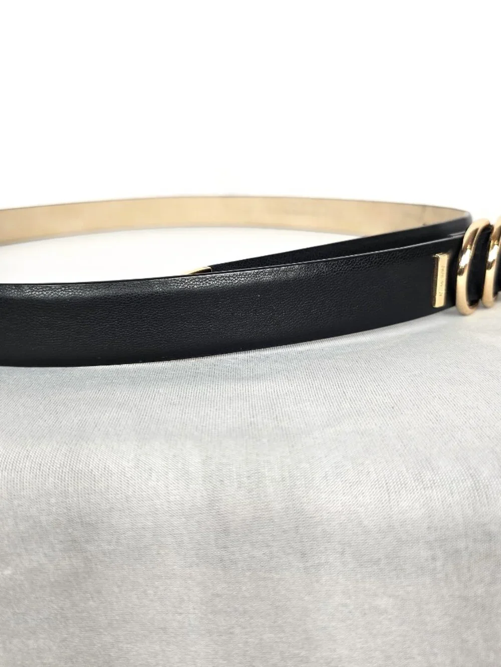 Nine West | Black Gold Triple Ring Belt | Women's M/L Approx